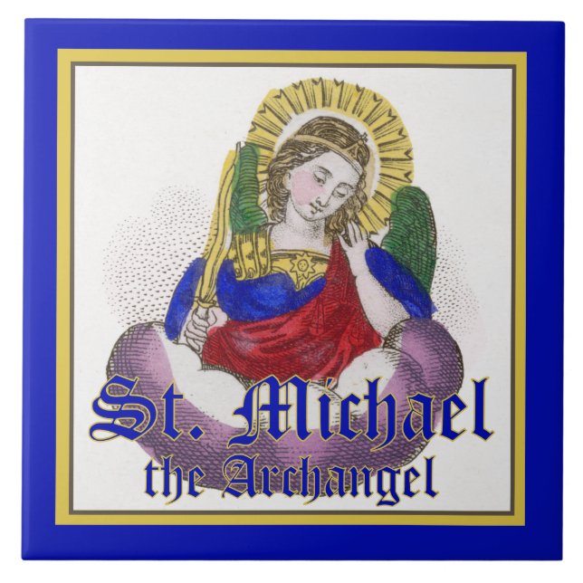 St. Michael the Archangel (M 009) Tile (Front)