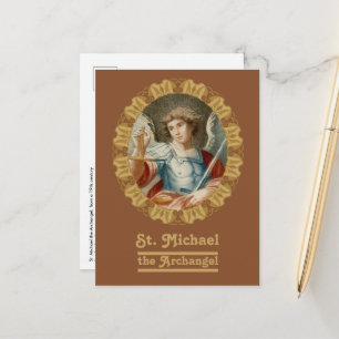 St. Michael the Archangel (M 010)  Postcard