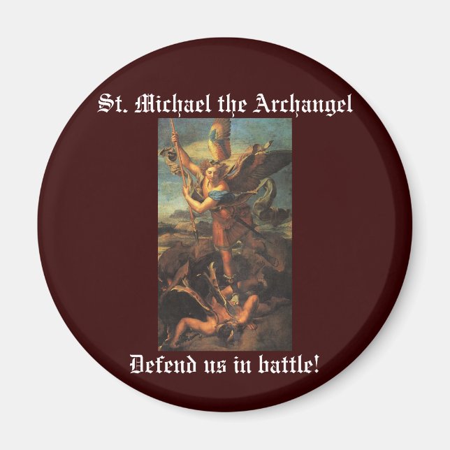 St. Michael the Archangel Magnet (Front)