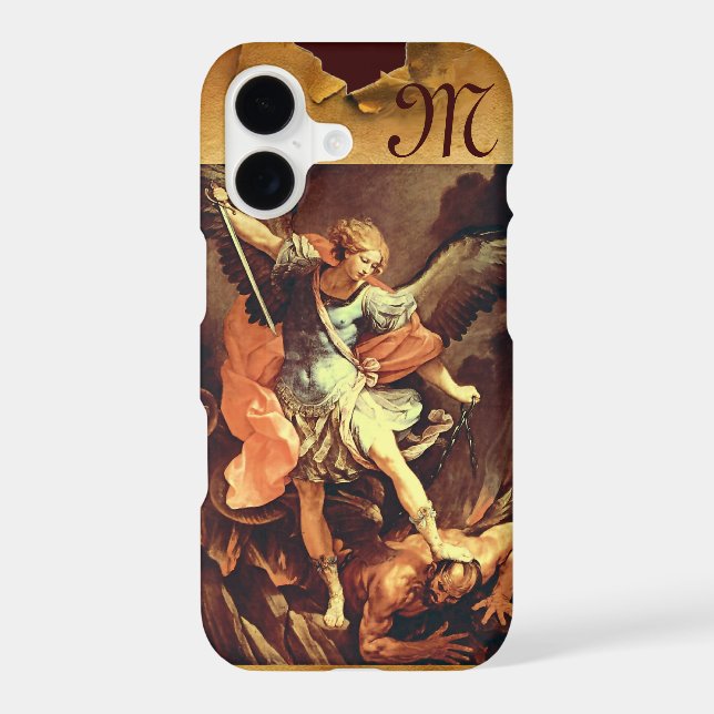 St. Michael the Archangel Monogram (Back)
