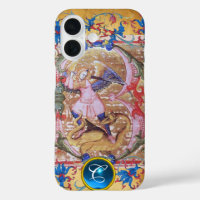 St. Michael the Archangel Monogram Antique Floral