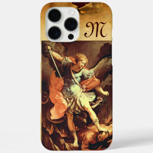 St. Michael the Archangel Monogram iPhone 16 Pro Max Case