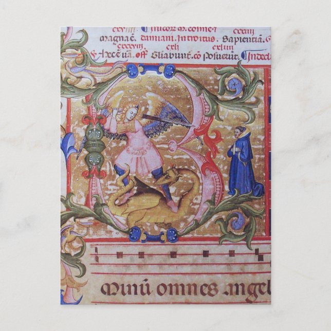 St. Michael the Archangel Prayer Card (Front)