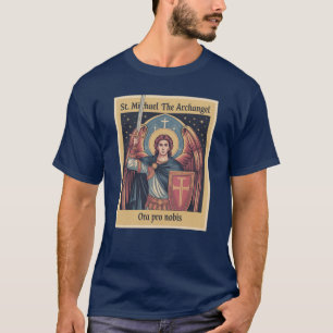 St Michael the Archangel Prayer Shield Saint T-Shirt
