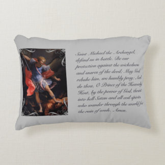 St. Michael, the Archangel Prayer Throw Pillow