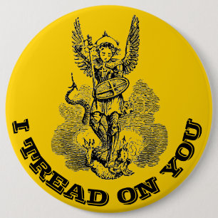 St. Michael the Archangel Religious Catholic Angel 6 Cm Round Badge