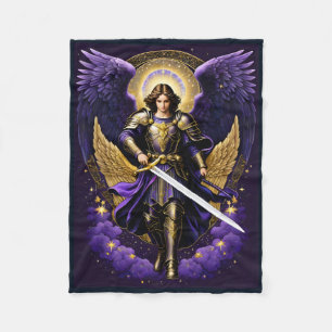 St Michael the Archangel Roman Catholic Fleece Blanket