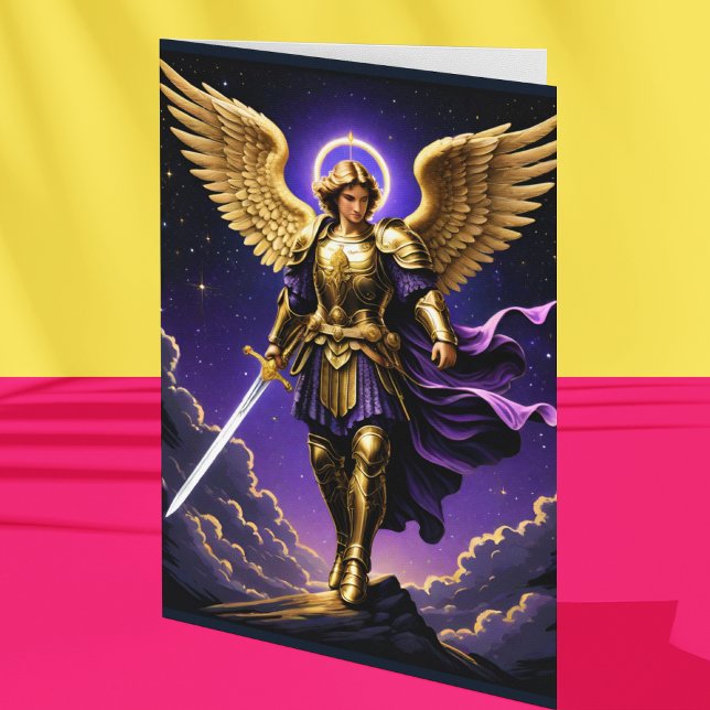 St Michael the Archangel Roman Catholic Holiday Card (Creator Uploaded)