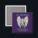 St Michael the Archangel Roman Catholic Magnet<br><div class="desc">This Roman Catholic Archangel St Michael T-Shirt makes a great gift for any occasion.</div>
