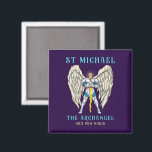 St Michael the Archangel Roman Catholic Magnet<br><div class="desc">This Roman Catholic Archangel St Michael T-Shirt makes a great gift for any occasion.</div>