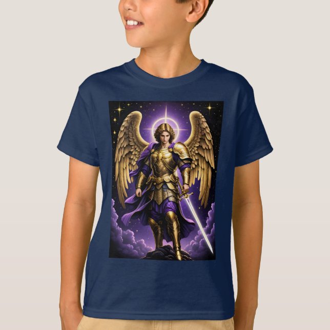 St Michael the Archangel Roman Catholic T-Shirt (Front)