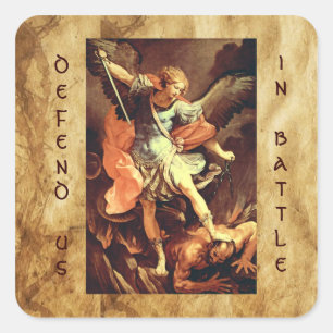 St. Michael the Archangel Square Sticker