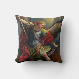 St. Michael the Archangel Throw Pillow