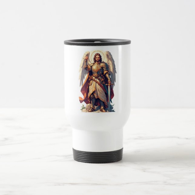 St Michael the Archangel Travel Mug (Center)