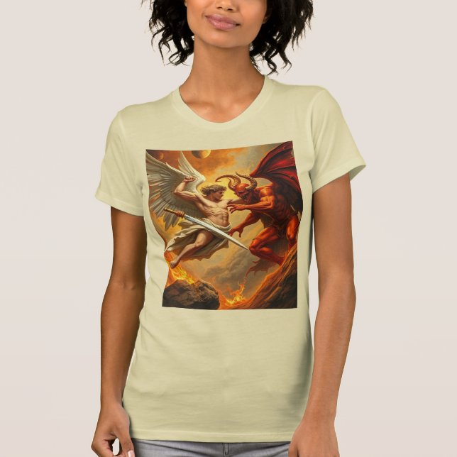 St Michael the Archangel Women's Tee (Front)
