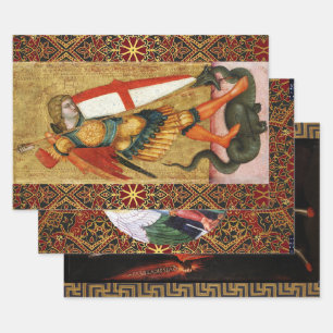 St. Michael the Archangel  Wrapping Paper Sheet