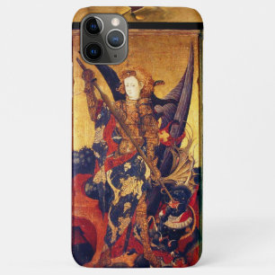St. Michael Vanquishing Devil as Mediaeval Knight iPhone 11 Pro Max Case