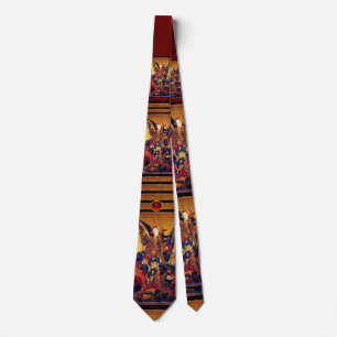 St Michael Vanquishing Devil as Mediaeval Knight Tie