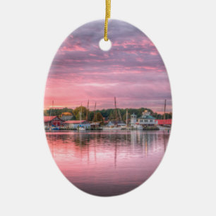 St. Michaels Harbour Ceramic Tree Decoration