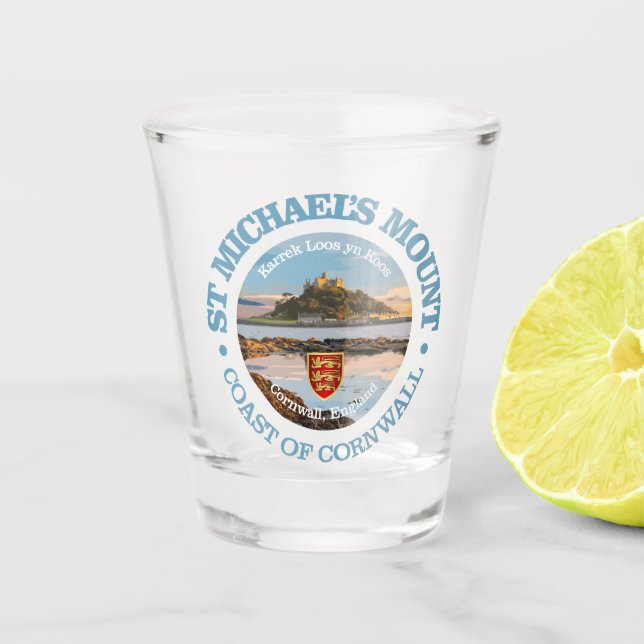St Michael's Mount Shot Glass (Front)