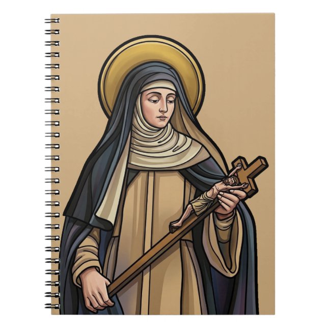St. Monica Catholic Saint Notebook (Front)