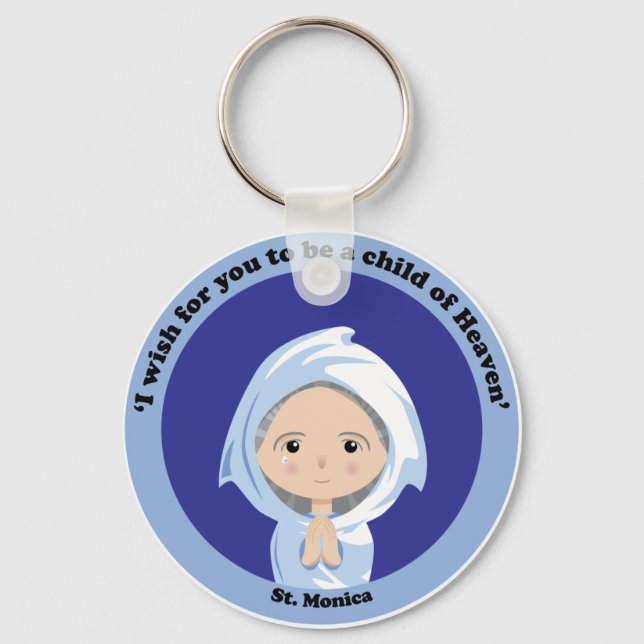 St. Monica Key Ring (Front)