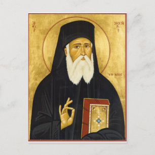 St. Nektarios Icon Postcard