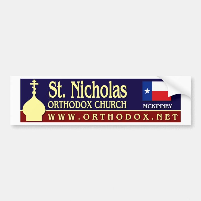 St Nicholas Bumper Stickers (Front)
