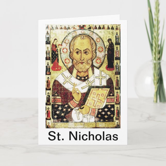 St. Nicholas Christmas Card (Front)