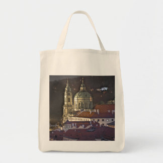 St.Nicholas Church Prague Night Tote Bag
