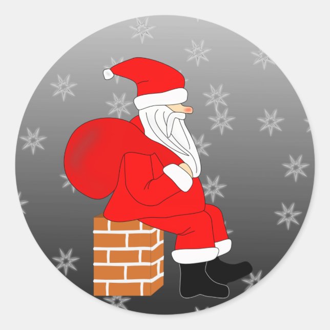 St. Nicholas Classic Round Sticker (Front)