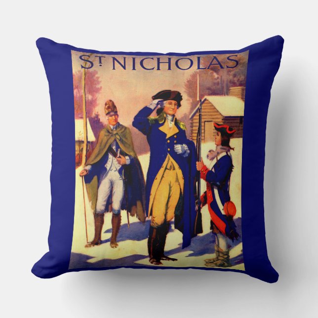 St. Nicholas February 1929 George Washington cover Cushion (Front)