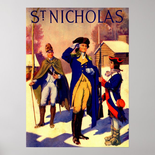 St. Nicholas February 1929 George Washington cover Poster (Front)