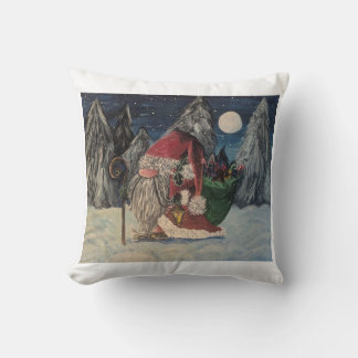 St Nicholas Gnome Cushion