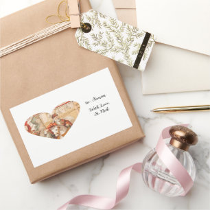 St. Nicholas Heart Sinterklaas St. Nick's Day Rectangular Sticker