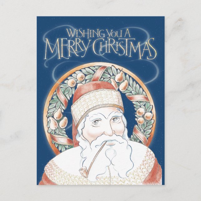 St Nicholas Holiday Postcard (Front)