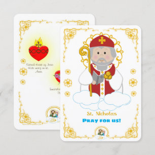 St. Nicholas Holy Card
