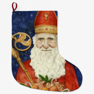 St. Nicholas Large Christmas Stocking