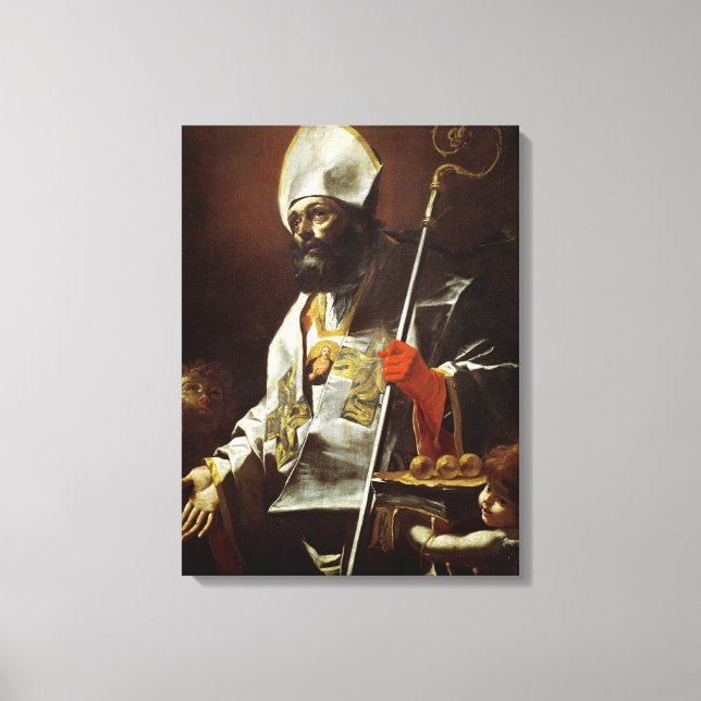 St. Nicholas of Bari Canvas Print (Front)