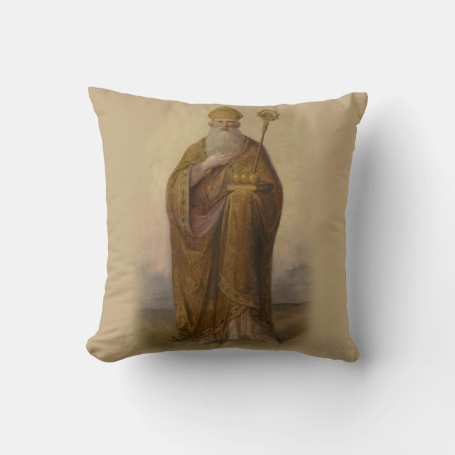 St. Nicholas of Myra Bishop Cushion (Front)