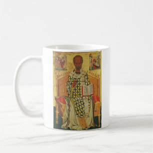 St. Nicholas of Myra Byzantine Orthodox Icon Coffee Mug
