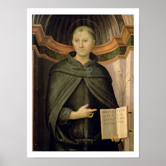 St. Nicholas of Tolentino (panel) Poster (Front)