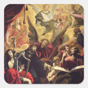 St. Nicholas of Tolentino Square Sticker