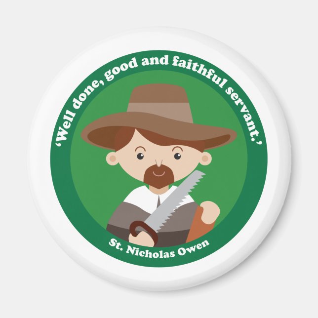 St. Nicholas Owen Magnet (Front)
