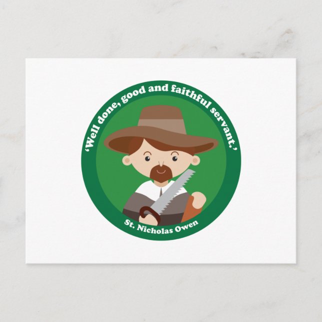 St. Nicholas Owen Postcard (Front)