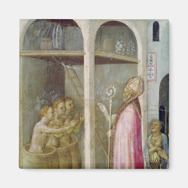 St. Nicholas Resuscitates the Three Children Magnet (Front)