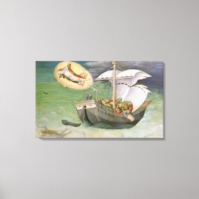 St. Nicholas Saves a Ship from Wreckage Canvas Print (Front)