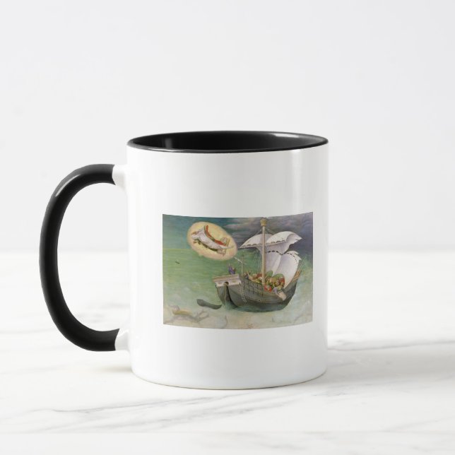 St. Nicholas Saves a Ship from Wreckage Mug (Left)
