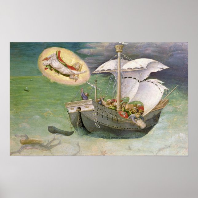 St. Nicholas Saves a Ship from Wreckage Poster (Front)