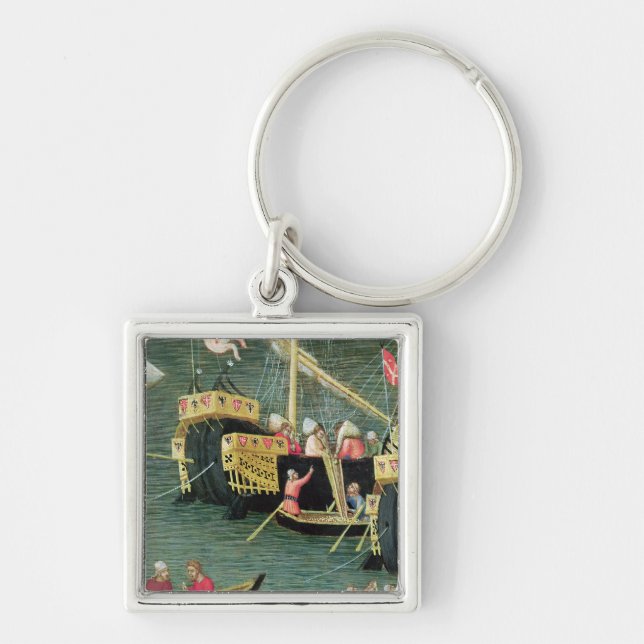 St. Nicholas Saves Mira from Famine Key Ring (Front)
